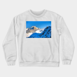 Mont Blanc Les Arcs French Alps France Crewneck Sweatshirt